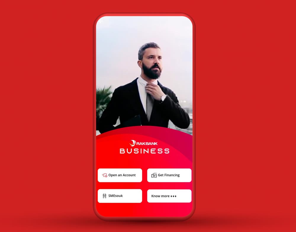 Register through the RAKBANK Business App